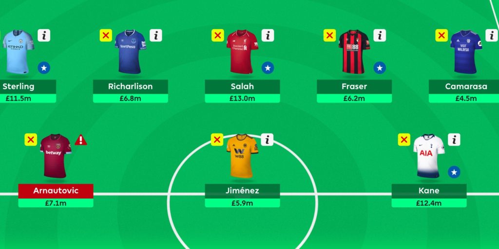 Gameweek 17 Team 2019/20 - Fantasy Football Community