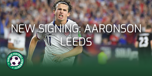 How has Brenden Aaronson settled in at Leeds United?