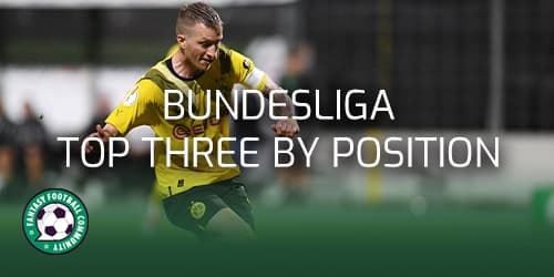 Bundesliga top three picks by position - Fantasy Football Community