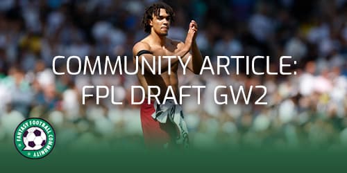 FPL expert first draft - Fantasy Football Community