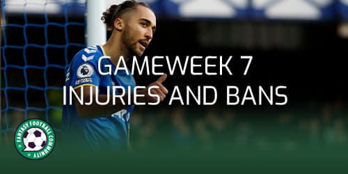 Gameweek 6: The Injuries And Bans - Fantasy Football Community