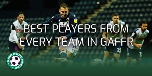 Best players from every team in GAFFR - Fantasy Football Community