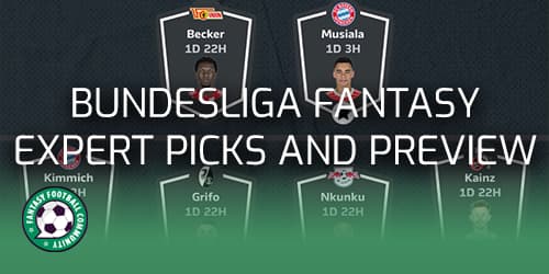 Bundesliga Fantasy Player Rankings for Matchday 25