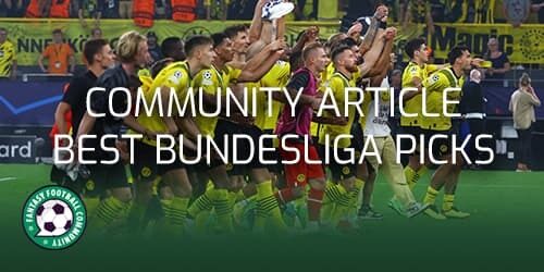 Bundesliga Fantasy Player Rankings for Matchday 30