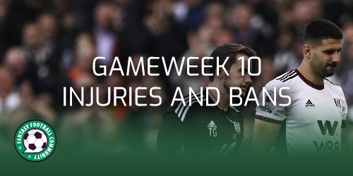 Gameweek 10: The Injuries And Bans - Fantasy Football Community