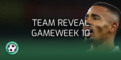 Community Team Reveal Gameweek 10 - FPL Rabbi - Fantasy Football Community