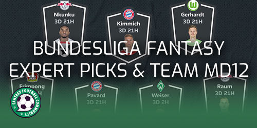 Bundesliga Fantasy Matchday 12 expert picks and team - Fantasy