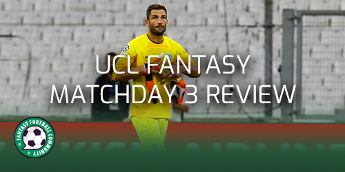 UCL Fantasy Matchday 3 Review - Fantasy Football Community