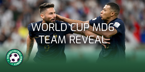 World Cup 2022 Fantasy team reveal – Matchday 6 - Fantasy Football ...
