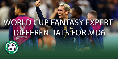 World Cup Fantasy 2022 best Matchday 2 differentials - Best FPL