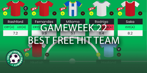 Gameweek 22 best free hit team - Fantasy Football Community