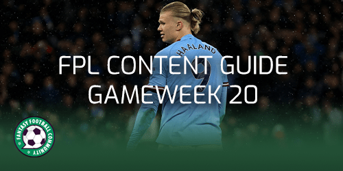 Top Picks for Gameweek 20 - Fantasy Football Community