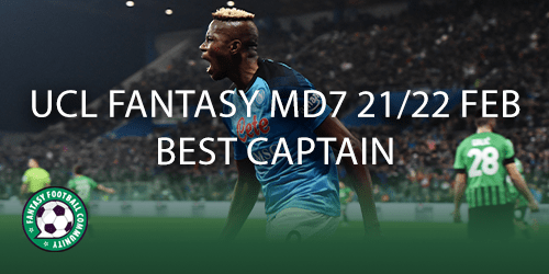 UCL Fantasy top picks for Matchday 7 - Fantasy Football Community