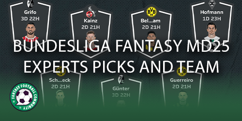 Bundesliga Fantasy Matchday 25 expert picks and team - Fantasy Football  Community