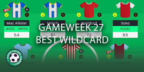 Gameweek 5 Wildcard Team - Fantasy Football Community