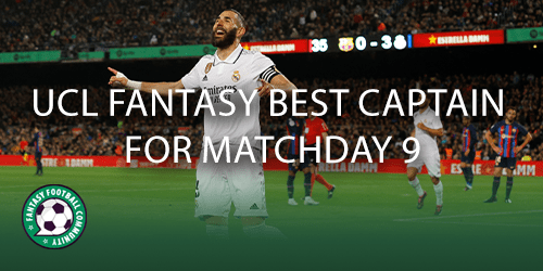 UCL Fantasy Matchday 1 - Fantasy Football Community