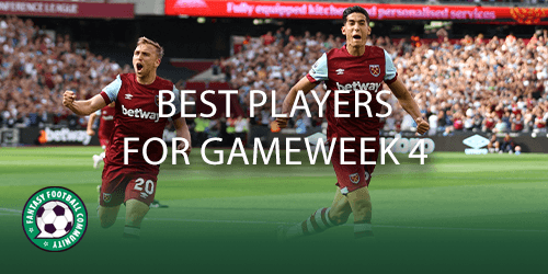 Fantasy Premier League Player Rankings: Gameweek 4