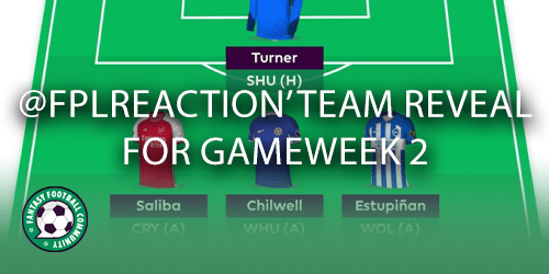 FPL Top Picks for Gameweek 2 - Fantasy Football Community