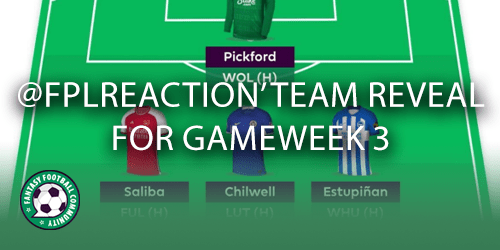 Fantasy Football Scout on X: FPL TEAM REVEAL 