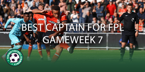 Gameweek 7 Top Three Fantasy Premier League (FPL) Captaincy Picks