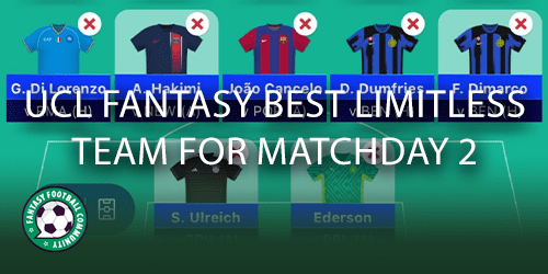 UCL Fantasy 22/23 top picks - Fantasy Football Community