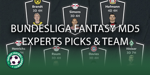 Bundesliga Fantasy Matchday 2 expert picks and team - Fantasy Football  Community