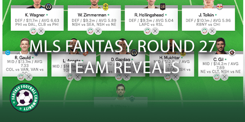 MLS Fantasy Rankings: Week 9