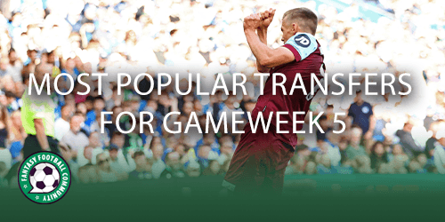 Gameweek 5 Wildcard Team - Fantasy Football Community