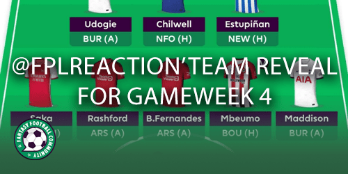 FPL Gameweek 10 Team Reveal  FPL 2020/21 - Fantasy Football Community