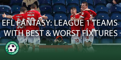 EFL Fantasy: League One Teams with the Best and Worst Fixtures Fantasy ...
